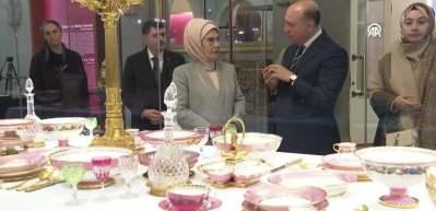 Emine Erdoğan, Ankara Palas Müzesi'ni ziyaret eden ilk kişi oldu.