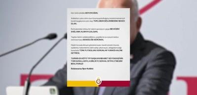 Galatasaray'dan Mehmet B&uuml;y&uuml;kekşi'ye tepki