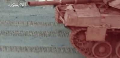 Gazze'de İsrail tankı ve işgalci keskin nişancıların sonu... Kassam paylaştı