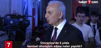 &Uuml;mraniye Belediye Başkanı Yıldırım, yeni d&ouml;nem projelerini a&ccedil;ıkladı