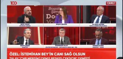 Canlı yayında gergin anlar! Mete Yarar ile eski CHP Milletvekili &Ouml;zt&uuml;rk birbirine girdi