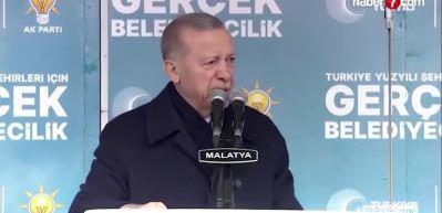 Cumhurbaşkanı Erdoğan Malatya'da a&ccedil;ıklamalarda bulundu