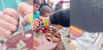 Yüzlerde tebessüm oluşturan anlar! "En güzel doğum günü kutlamalarından"