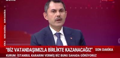 Murat Kurum anket sonu&ccedil;larını a&ccedil;ıkladı!