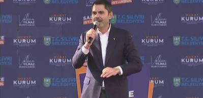 Silivri'de konuşan Murat Kurum: 5 yılda başlayıp da bitirdiğin tek şey İstanbul oldu