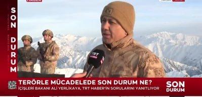 Ali Yerlikaya:  Son ter&ouml;rist etkisiz hale getirilinceye kadar s&uuml;rd&uuml;rmekte kararlıyız
