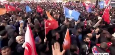 Cumhurbaşkanı Erdoğan'ı Erzurum'da binler karşıladı...
