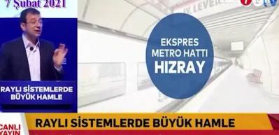 İmamoğlu '2021 yılında tamamlanacak' dedi hala bir çivi bile çakılmadı, yine gündeme getirdi!