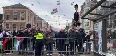 İsrail Cumhurbaşkanı Herzog, Hollanda'da protesto edildi