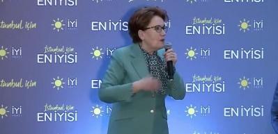Akşener'den İmamoğlu'na: S&ouml;z verdik&ccedil;e ayva &ccedil;ıkıyor. Kefalet koyuyorsun yamuk &ccedil;ıkıyor