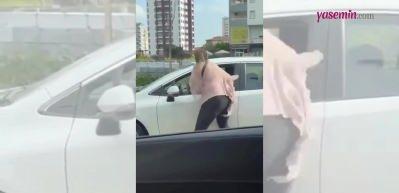 Adana'da akılalmaz olay! Kadın sürücü başka bir kadın sürücüyü trafikte darp etti