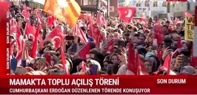 Başkan Erdoğan Kimsenin k&ouml;kenine mezhebine bakmadı" diyerek muhaleti eleştirdi...