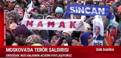 AK Parti'nin Ankara'daki mitingine binler katıldı