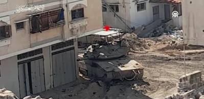 İzzeddin Kassam Tugayları, Şifa Hastanesi çevresinde İsrail tanklarını hedef aldığı görüntüleri yayınladı