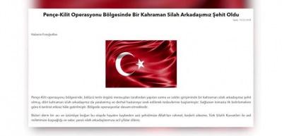 MSB: Bir askerimiz şehit oldu, 6 ter&ouml;rist &ouml;ld&uuml;r&uuml;ld&uuml;