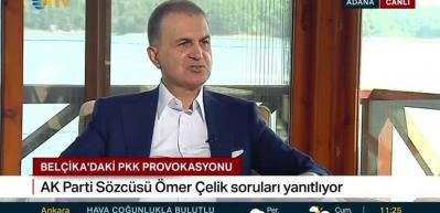 AK Parti S&ouml;zc&uuml;s&uuml; &Ouml;mer &Ccedil;elik Avrupa &uuml;lkelerine "PKK" tepkisini dile getirdi...