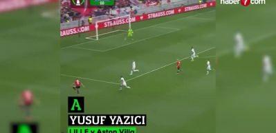 UEFA Yusuf Yazıcı ve İrfan Can'ın gollerini paylaştı, birbirlerine rakip oldular