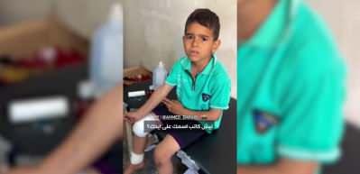 Kızkardeşiyle ayrı d&uuml;şen k&uuml;&ccedil;&uuml;k Kerem'in duygulandığı anlar y&uuml;rekleri dağladı...