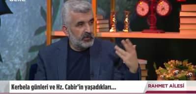 Yazar Ahmet Turgut, Hazreti C&acirc;bir'in zulme karşı duruşunu anlatırken g&ouml;zyaşlarını tutamadı