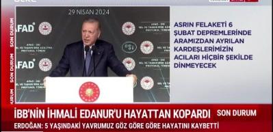 Cumhurbaşkanı Erdoğan "asrın felaketinde 200 bin deprem konutu teslim edilecek" dedi