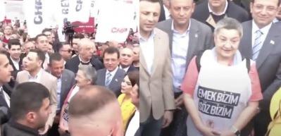 &Ouml;zg&uuml;r &Ouml;zel ve Ekrem İmamoğlu TSK'ya kimyasal iftirası atan Şebnem Korur Fincancı ile yan yana