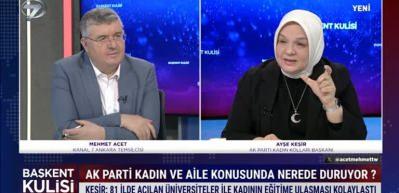 AK Parti Kadın Kolları Başkanı Ayşe Keşir AK Parti'nin kadınlar ile ilgili yaptığı d&uuml;zenlemeleri anlattı