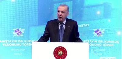 Cumhurbaşkanı Erdoğan "Yargı kurumu eleştirilemez değildir"dedi...