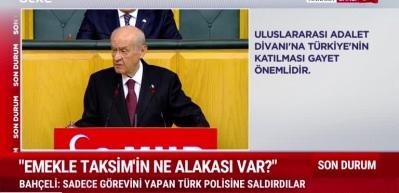 MHP lideri Devlet Bah&ccedil;eli Netanyahu'ya "Mazlumların kanında boğulacak!" diyerek tepki g&ouml;sterdi