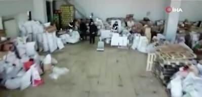 Gıda sahtekarlarına baskın! Tam 2,5 milyon değerinde &uuml;r&uuml;n ele ge&ccedil;irildi