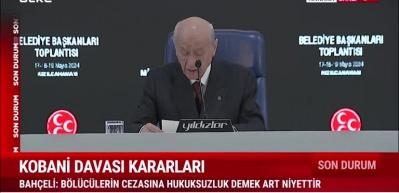 MHP lideri Bah&ccedil;eli "FET&Ouml; benzeri yapılara m&uuml;saade etmeyiz, c&uuml;ret edenin de başı ezilmeli" dedi