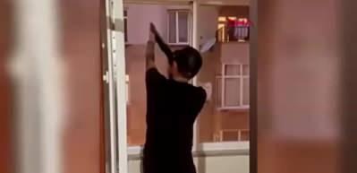 Pompalı tüfekle rastgele ateş edip sosyal medyada paylaşan şahsa gözaltı