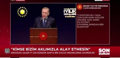 Cumhurbaşkanı Erdoğan: Sanmayın ki zalimlerin yaptıkları yanlarına kalacak