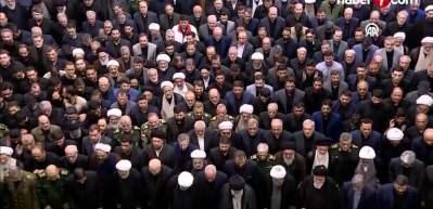 İran Cumhurbaşkanı Reisi'nin cenazesinde dikkat &ccedil;eken detay