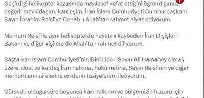 İran Cumhurbaşkanı Reisi helikopter kazasında &ouml;ld&uuml;! Başkan Erdoğan'dan ilk mesaj