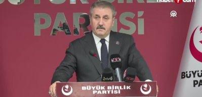 BBP Genel Başkanı Destici: "Hacılar, Arafat'a değil, Kud&uuml;s'e, Gazze'ye y&uuml;r&uuml;s&uuml;nler"
