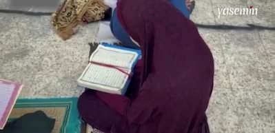 Gazzeli çocuklar hayata Kur'an-ı Kerim ile tutunmaya çalışıyor! "Allah bize yeter"