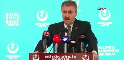 BBP Genel Başkanı Mustafa Destici: "Hakk&acirc;ri Belediyesi'ne kayyum atanmasını destekliyoruz"
