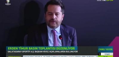 Galatasaray'dan istifa eden Erden Timur'dan &ccedil;arpıcı a&ccedil;ıklamalar!