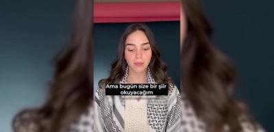 Meksikalı oyuncu Barrera, Gazzeli gencin yazdığı şiiri okudu