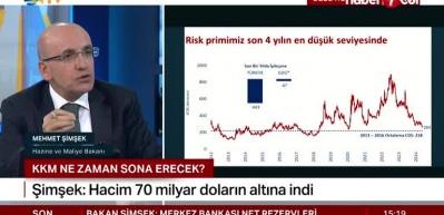 Mehmet Şimşek: "Tarihte eşi benzeri g&ouml;r&uuml;lmemiş bir kaynak girişi var"