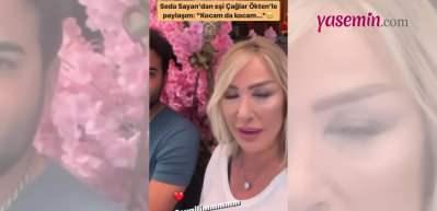 Seda Sayan'dan olay olan paylaşım! Eşi Çağlar Ökten'i yere göğe sığdıramadı