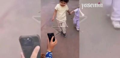 Yürekleri ısıtan anlar! Uzun zamandır görüşmediği kızlarına...