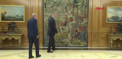 Cumhurbaşkanı Erdoğan, İspanya Kralı 6. Felipe ile g&ouml;r&uuml;şt&uuml;