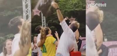 Afra Saraçoğlu ile Mert Ramazan Demir, Yalı Çapkını sezon finali partisinde birlikte eğlendi!
