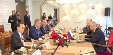 Bakan Fidan, Moskova&rsquo;da Şoygu ile g&ouml;r&uuml;şt&uuml;