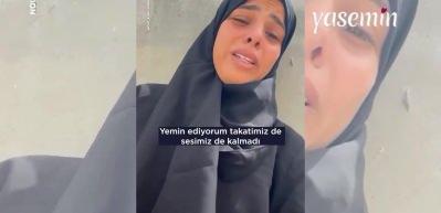 Gazzeli genç kadının sözleri yüzlere tokat gibi çarptı! "Düzgün bir şekilde ölmek istiyoruz"