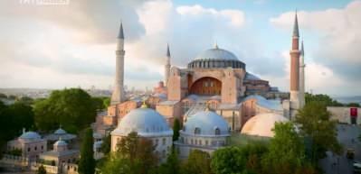 Ayasofy Camii'nin olası yıkıma karşın 'dijital ikizi' &ccedil;ıkarıldı...