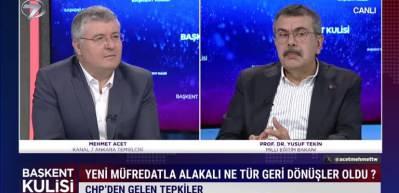 CHP'nin MEB Tarih m&uuml;fredatı ile ilgili sorununu Bakan Tekin cevaplandırdı