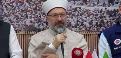 Diyanet işleri  başkanı Erbaş "Diyanet şikayet etti" iddialarına cevap verdi