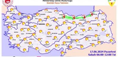  Meteoroloji hava tahmin raporunu yayınladı! İşte yurt genelindeki son durum
